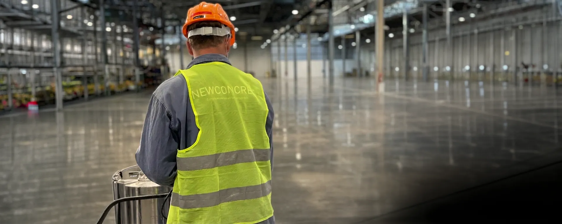 Piso de hormigón tratado con la Fórmula NC de NewConcret